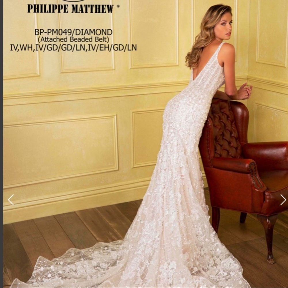 Fiore Couture Diamond by Philippe Matthew White Wedding Dress